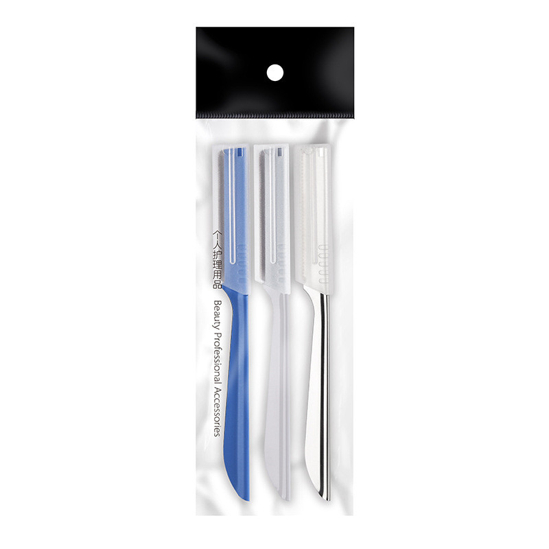 1/3 tk Kulmude Trimmer Kulmude Pardlitera Eye Brow Shaper Face Razor Näokarvade eemaldaja Naistele Ilumeigivahendid