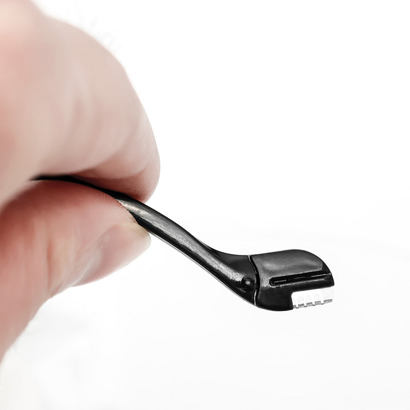 1 tk Must väike kulmutrimmer kaasaskantav näohabemeajamisvahend Kulmude epileerimise ohutus karvaeemalduslõikurid raseerija naistele meigitööriistad