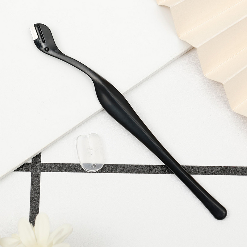 1 tk Must väike kulmutrimmer kaasaskantav näohabemeajamisvahend Kulmude epileerimise ohutus karvaeemalduslõikurid raseerija naistele meigitööriistad