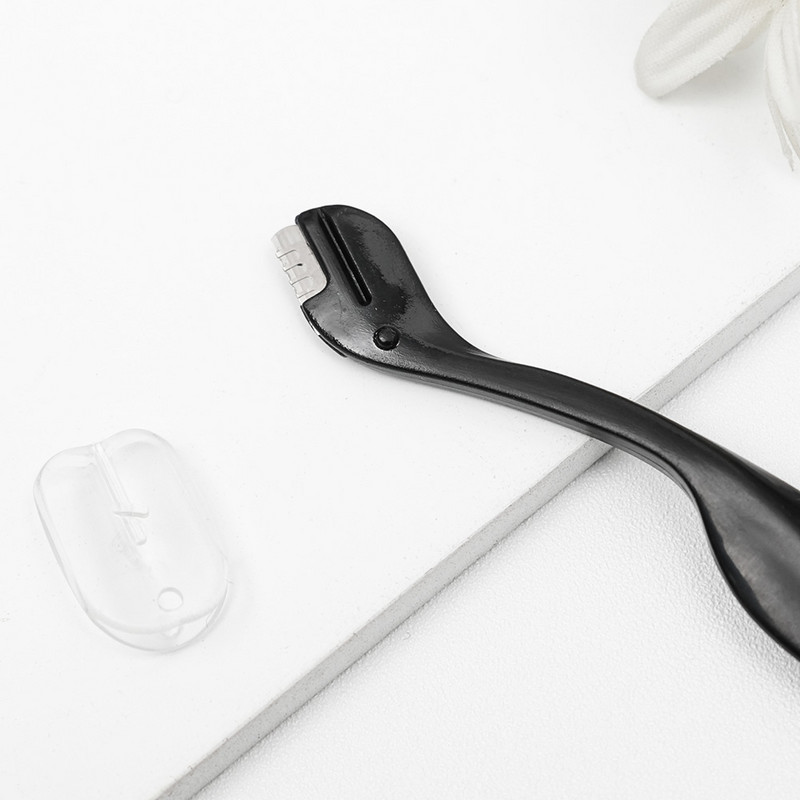 1 tk Must väike kulmutrimmer kaasaskantav näohabemeajamisvahend Kulmude epileerimise ohutus karvaeemalduslõikurid raseerija naistele meigitööriistad