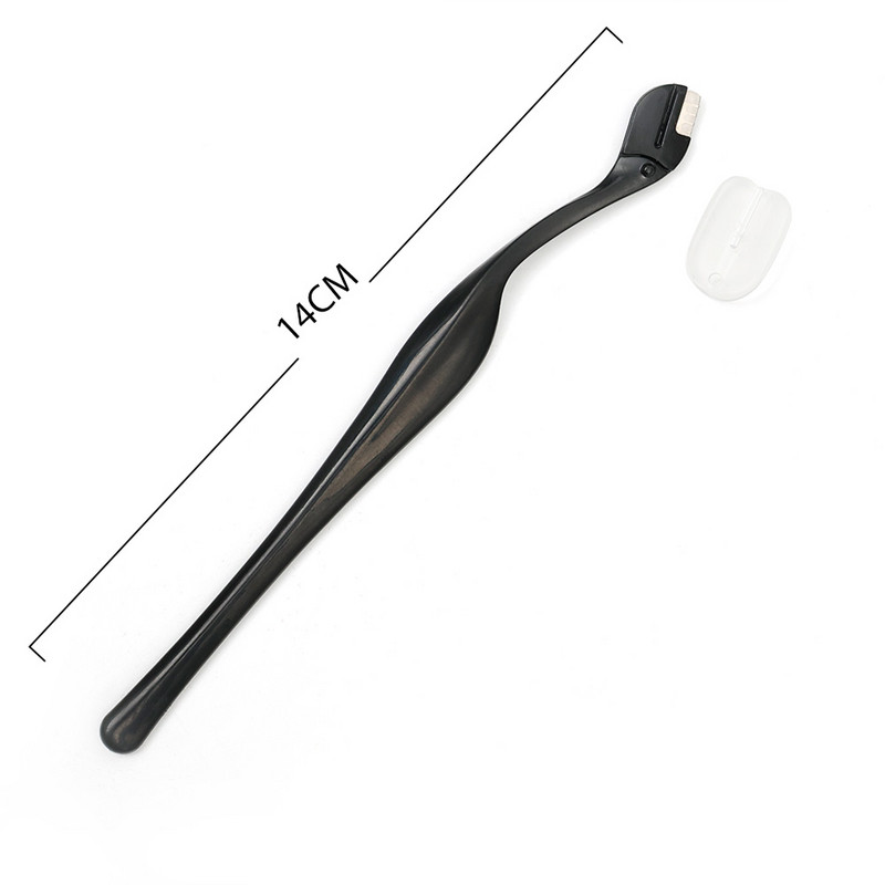 1 tk Must väike kulmutrimmer kaasaskantav näohabemeajamisvahend Kulmude epileerimise ohutus karvaeemalduslõikurid raseerija naistele meigitööriistad