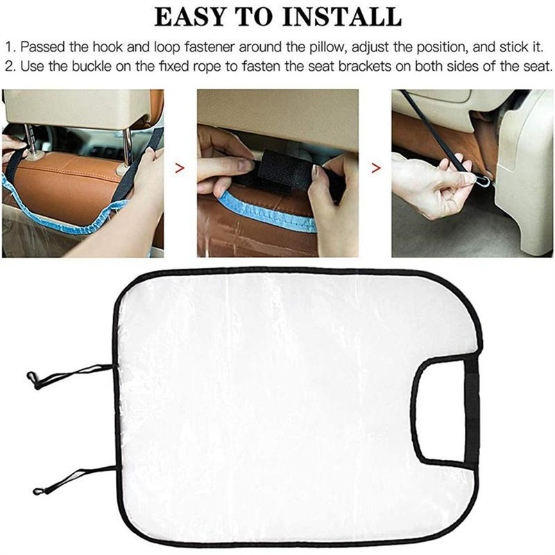 Automobilio sėdynės nugaros apsauginis užvalkalas vaikams, kūdikiams, automobilinės sėdynės pagalvėlė, kilimėlis nuo purvo, švarus purvo lipdukai, odinis kilimėlis
