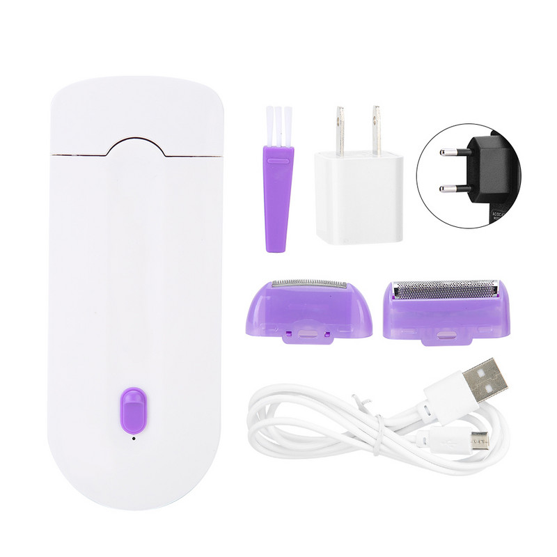 Karvaeemaldusmasin USB-laadimispistik - Kahe kasutusega naiste karvaeemaldustööriistad 100-240 V