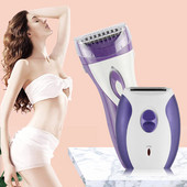 Taaslaetav naiste pardel juuste eemaldaja naiste žileti juhtmeta näokarvade eemaldaja masin bikiinitrimmeriga jalgade elektriline pardel