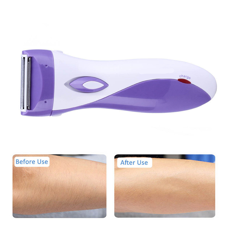 Taaslaetav naiste pardel juuste eemaldaja naiste žileti juhtmeta näokarvade eemaldaja masin bikiinitrimmeriga jalgade elektriline pardel