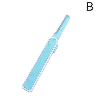 1 τμχ Γυναικείο κουρευτικό φρυδιών Αναδιπλούμενο Μέτωπο Αποτρίχωση Προσώπου Μαχαίρι Μαλλιά Αποστολή Ξυράφια φρυδιών Δωρεάν E1Y7