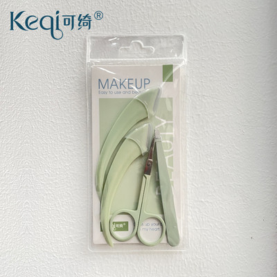 Μαχαίρι κοπής φρυδιών Ξυράφι προσώπου φρυδιών για γυναίκες Επαγγελματικό ψαλίδι φρυδιών με αξεσουάρ ξύστρα φρυδιών με χτένα