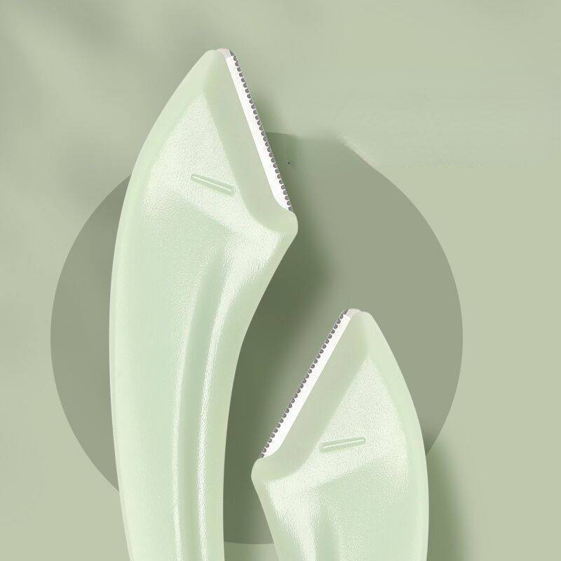 Μαχαίρι κοπής φρυδιών Ξυράφι προσώπου φρυδιών για γυναίκες Επαγγελματικό ψαλίδι φρυδιών με αξεσουάρ ξύστρα φρυδιών με χτένα