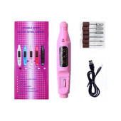 Roosa elektriliste küünepuuride komplekt Eemaldage poleerija maniküür pediküür 6 tk viili lihvimisribad masin Art Pen seadme varustus