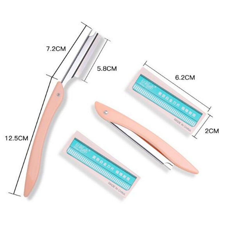 Vastupidav kulmutrimmeri teraga pardel Kaasaskantav näo habemenuga Epileerimine Karvaeemalduslõikurid Ohutus pardel 10 tk Kulmupardlid