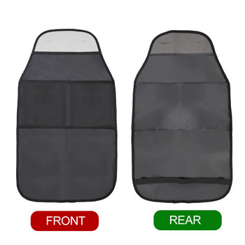 Протектор за облегалката на столчето за кола за деца Деца Бебе Анти-мръсотия Калъф за седалка Нехлъзгаща се чанта за съхранение Джоб Органайзер Автомобилни аксесоари