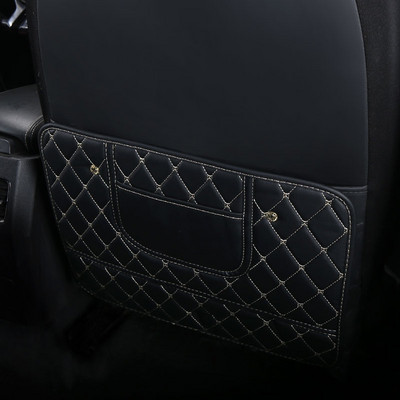 Pu-nahast laste autoistme seljatugi jalatõkkepadi Universaalne autotarvikud Veekindel määrdumisvastane matt kaitsepadi