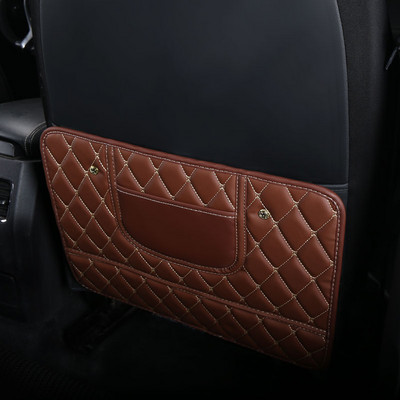 Pu-nahast laste autoistme seljatugi jalatõkkepadi Universaalne autotarvikud Veekindel määrdumisvastane matt kaitsepadi