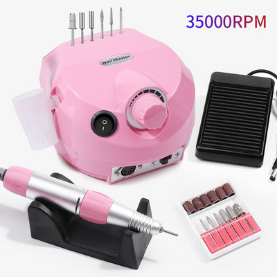 35000 p/min Professionaalne küünepuurimismasin maniküüri küünte jaoks treipingi geelpuurid poleerimismasin freesfrees elektriline viili lihvija