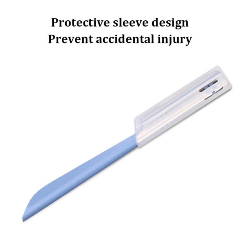 1kom Nož za podrezivanje obrva Oštra mrežasta strugalica za obrve Početnički trimer za uljepšavanje Strugalica za obrve Kozmetički alati