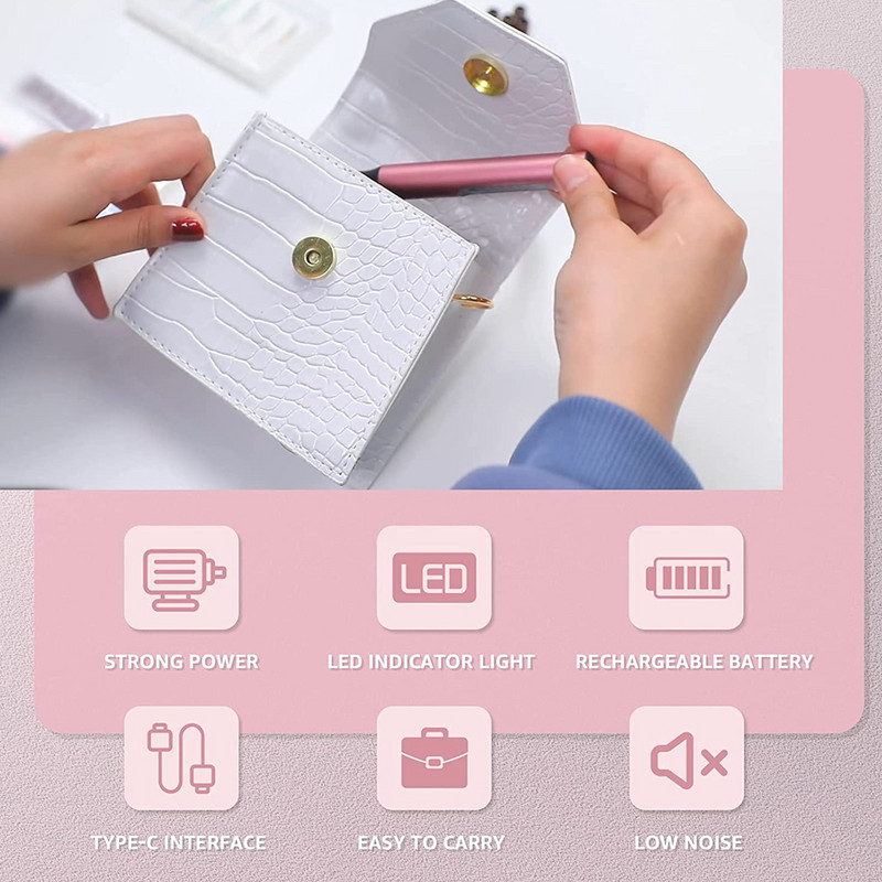 Prijenosna električna bušilica za nokte Profesionalni set turpija za nokte za gel nokte Manikura Pedikura Poliranje Oblik alati Salon alati za nokte