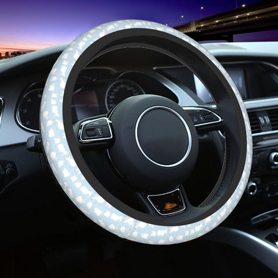 Plava koza koja se igra Zaštita za volan automobila Protuklizna zaštita za auto za volan sa životinjama Elastische Car-styling Dodaci za automobil