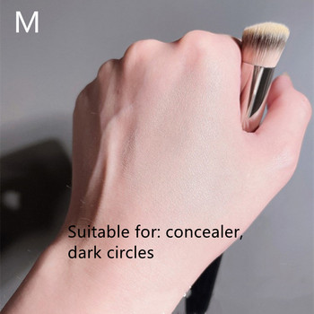 Πινέλα μακιγιάζ Foundation Concealer Γωνιακό κάλυμμα χωρίς ραφή Συνθετική υγρή κρέμα μαύρου κύκλου Cosmetics Βούρτσα περιγράμματος Εργαλείο ομορφιάς