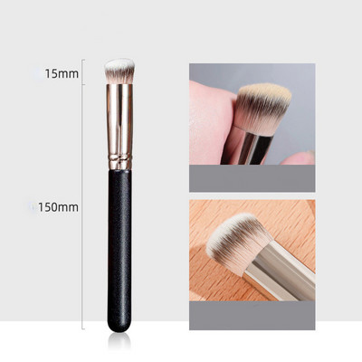 Makeup Brushes Foundation Concealer Nurgeline õmblusteta kate Sünteetiline Dark Circle Vedel kreem Kosmeetika Kontuuripintsel Ilutööriist