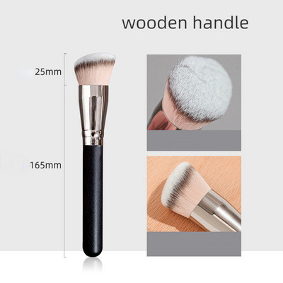Makeup Brushes Foundation Concealer Nurgeline õmblusteta kate Sünteetiline Dark Circle Vedel kreem Kosmeetika Kontuuripintsel Ilutööriist