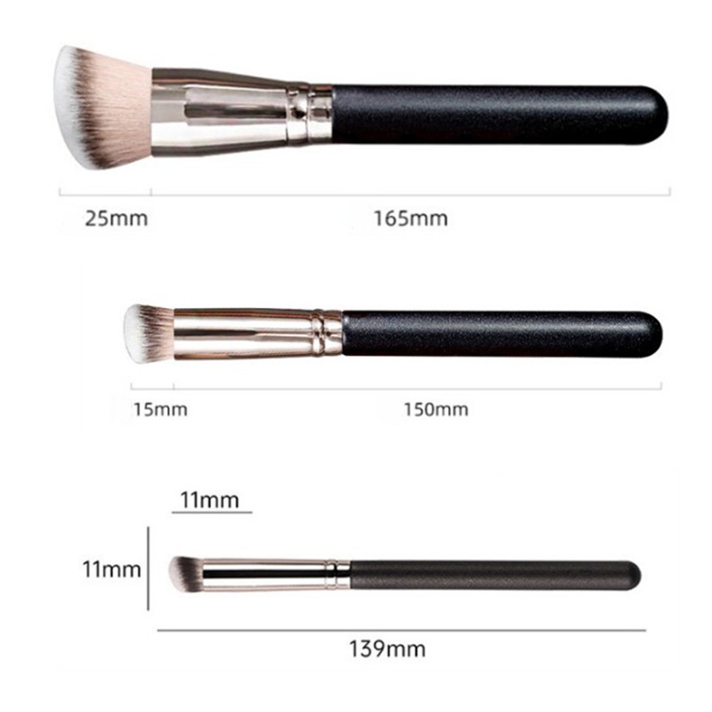 Makeup Brushes Foundation Concealer Nurgeline õmblusteta kate Sünteetiline Dark Circle Vedel kreem Kosmeetika Kontuuripintsel Ilutööriist