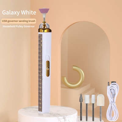 5 viename Profesionali nagų gręžimo mašina Elektrinė nagų dildė Grąžtai Manikiūro frezavimo pjaustytuvų rinkinys Gelio lako šalinimo įrankiai Nauja