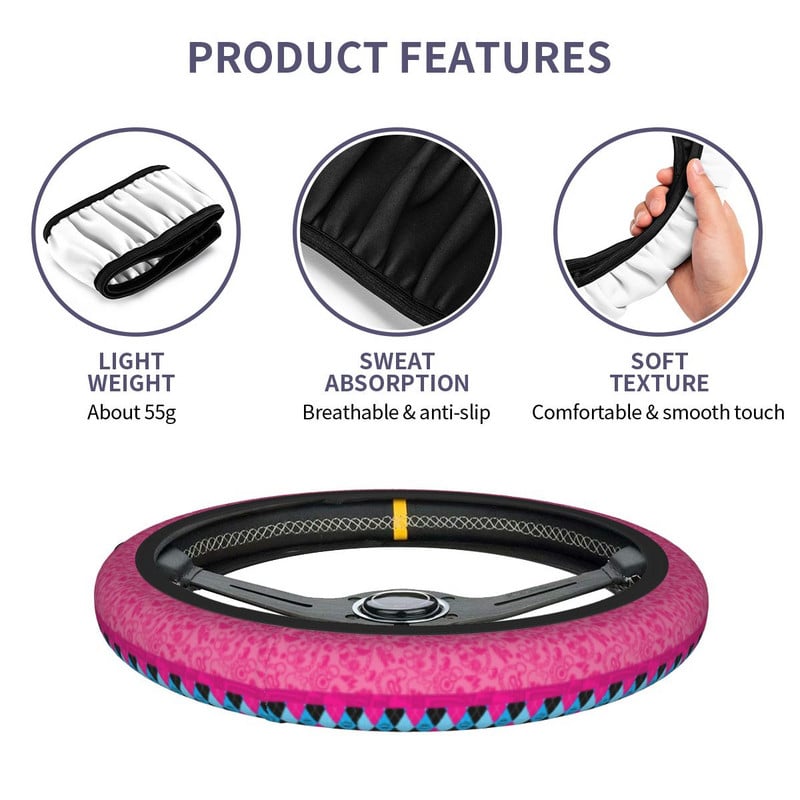 Monster High Anime auto rooliratta kate Auto rooliratta kaitse Sobivad auto stiiliga rooliratta tarvikud