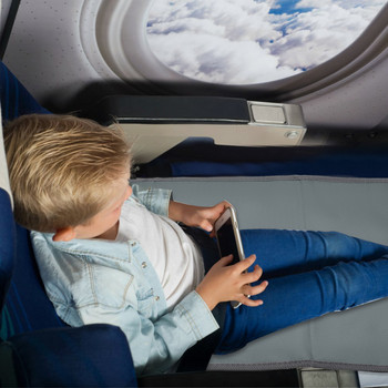 Детско легло за пътуване в самолет Бебешки педали Легло Преносима поставка за крака за пътуване Хамак Детско легло Удължител за седалка в самолет Поставка за крака за деца