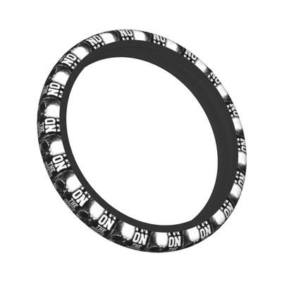 38 cm automobilio vairo dangtelio kaukolė Aš greitkelyje į pragarą, siaubo Helovino pynė ant vairo dangtelio automatinis priedas