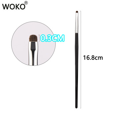 Szemceruza Smudge Brush Precíziós Smudge Smudge Brush Lószőr Szemhéjfesték Smudge Brush Kis füstös bélés sminkecsetek