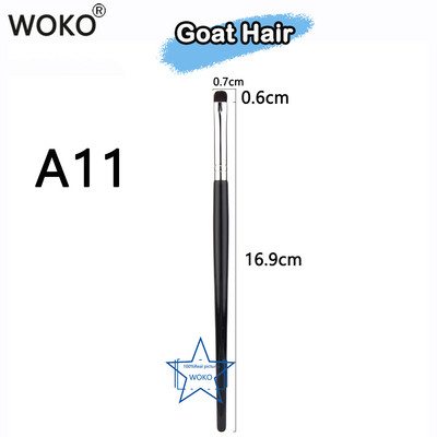 Szemceruza Smudge Brush Precíziós Smudge Smudge Brush Lószőr Szemhéjfesték Smudge Brush Kis füstös bélés sminkecsetek