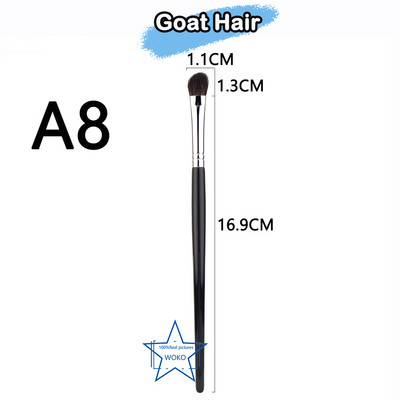 Szemceruza Smudge Brush Precíziós Smudge Smudge Brush Lószőr Szemhéjfesték Smudge Brush Kis füstös bélés sminkecsetek