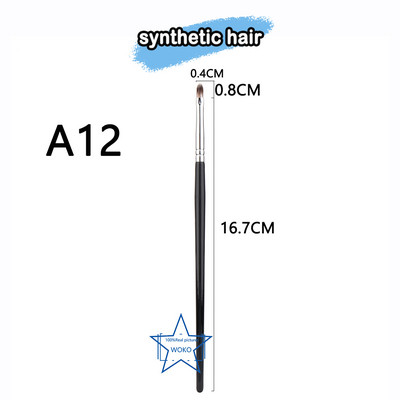 Szemceruza Smudge Brush Precíziós Smudge Smudge Brush Lószőr Szemhéjfesték Smudge Brush Kis füstös bélés sminkecsetek