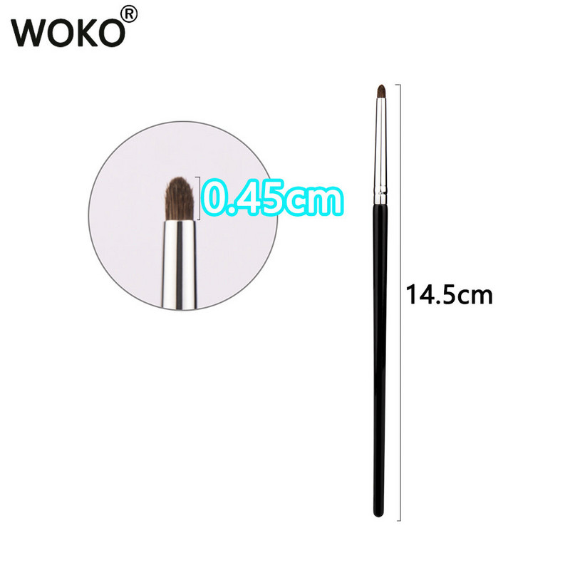 Szemceruza Smudge Brush Precíziós Smudge Smudge Brush Lószőr Szemhéjfesték Smudge Brush Kis füstös bélés sminkecsetek