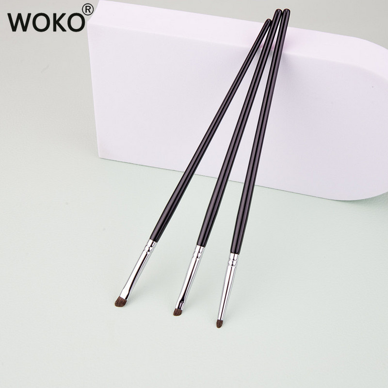 Szemceruza Smudge Brush Precíziós Smudge Smudge Brush Lószőr Szemhéjfesték Smudge Brush Kis füstös bélés sminkecsetek