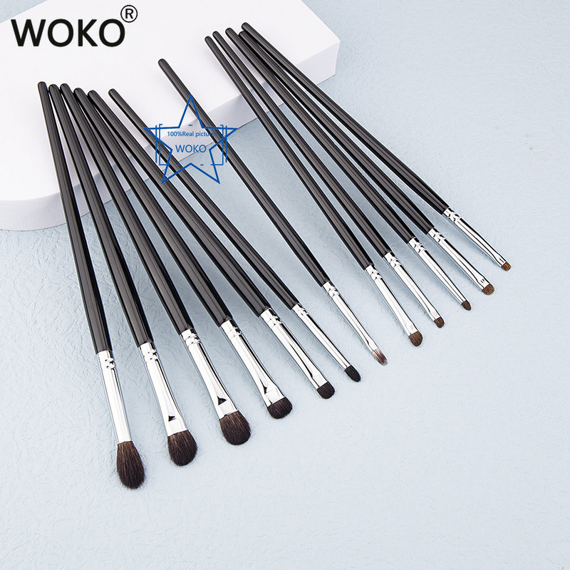 Szemceruza Smudge Brush Precíziós Smudge Smudge Brush Lószőr Szemhéjfesték Smudge Brush Kis füstös bélés sminkecsetek