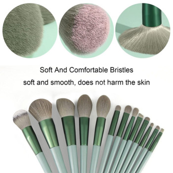 Επαγγελματικά πινέλα μακιγιάζ 13 τμχ Σετ 2 Πούδρα Puff Sponge for Cosmetics Foundation Blush Eyeshadow Blending Brush Beauty Tools