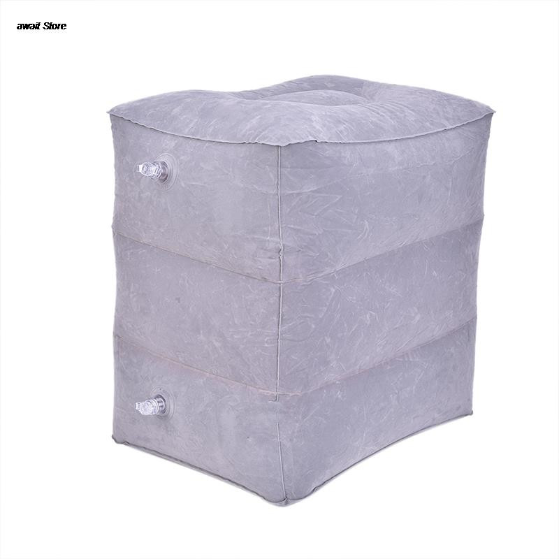 Naudinga pripučiama nešiojama kelioninė pėdų atrama pagalvė, lėktuvas, traukinys, vaikų lova.