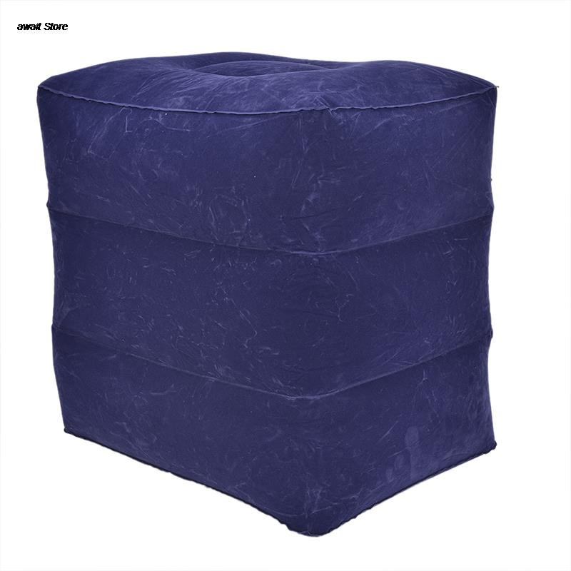 Naudinga pripučiama nešiojama kelioninė pėdų atrama pagalvė, lėktuvas, traukinys, vaikų lova.