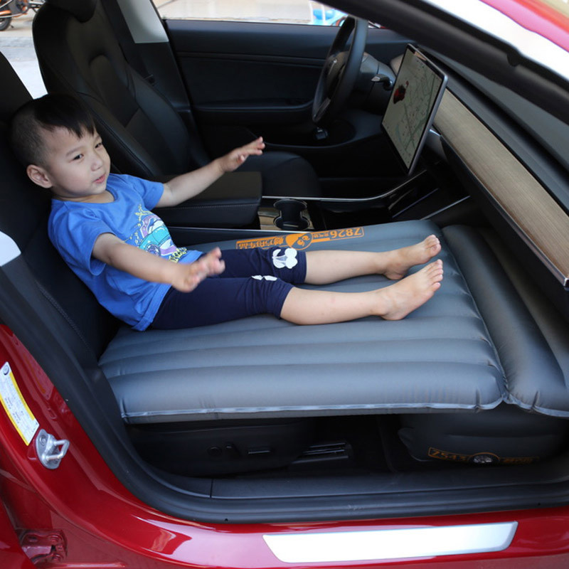 Pripučiamas čiužinys, užpildantis pagalvėlę galinės sėdynės kojoms, Kelionės Patogios miegamosios lovos bagažinės Pripučiamos pagalvėlės priedas