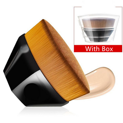 Six Corners meigipintsel Kabuki Flawless Foundation Brush vedelale meigipintslile Kosmeetiline pehme sünteetiline meik naistele