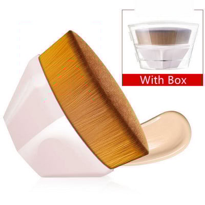 Six Corners meigipintsel Kabuki Flawless Foundation Brush vedelale meigipintslile Kosmeetiline pehme sünteetiline meik naistele