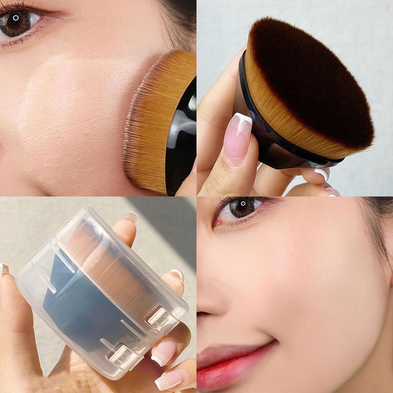 Six Corners meigipintsel Kabuki Flawless Foundation Brush vedelale meigipintslile Kosmeetiline pehme sünteetiline meik naistele