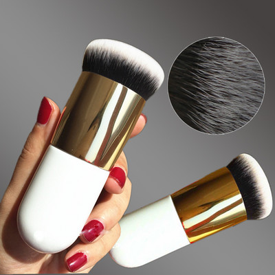 New Chubby Pier Foundation Brush Flat Cream Makeup Brushes Професионална козметична четка за грим