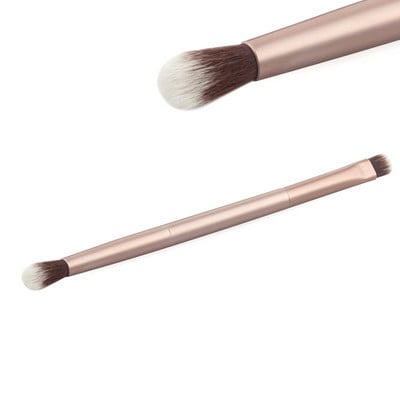 1pc Professional Doubled Ended Eyeshadow Makeup Brushes Women Eye Shadow Cosmetic Brush Beauty Accessories Rose Golden Wholesale