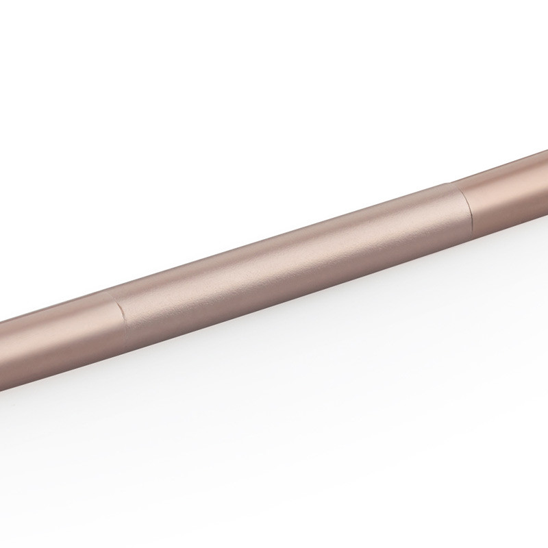 1db Professzionális kétvégű szemhéjfesték smink ecsetek női szemhéjfesték kozmetikai ecset Szépségkiegészítők Rose Golden nagykereskedés