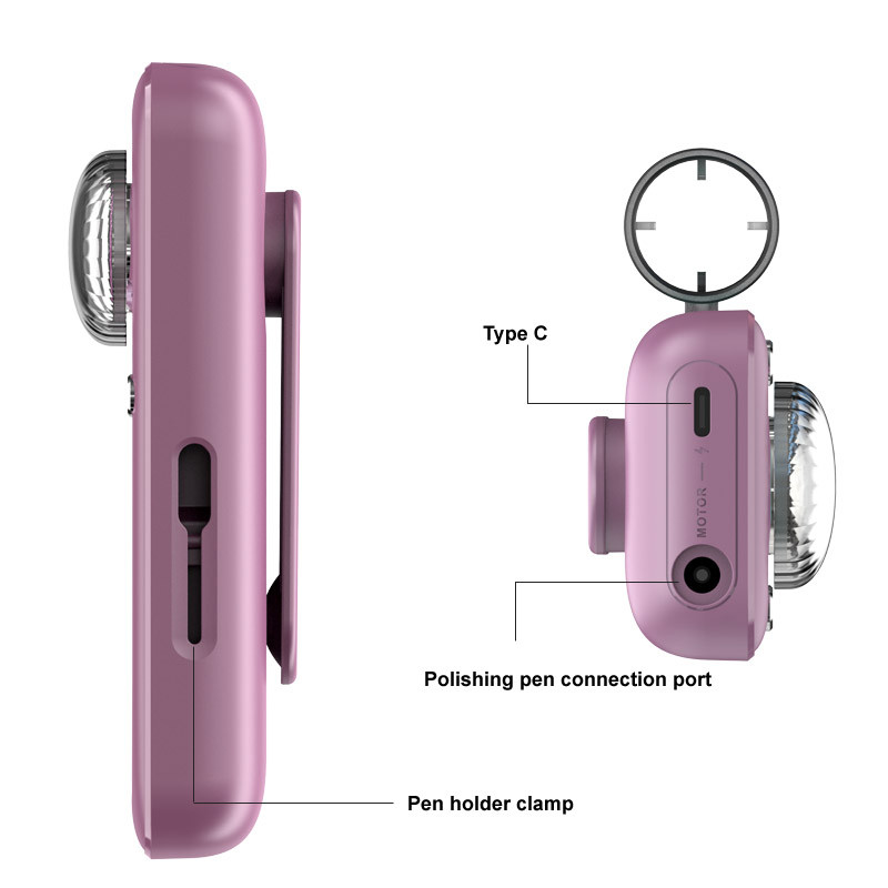 Električna bušilica za nokte, 45000 RPM profesionalni komplet Efile bušilice za nokte, električna turpija za akrilne nokte Gel nokti