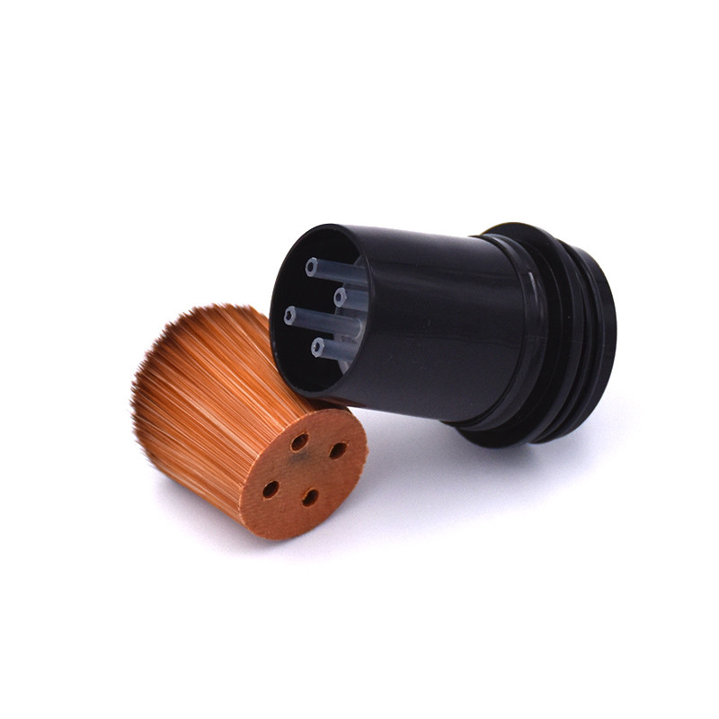 Refillable Liquid Foundation Brush Liquid Makeup Brushes Professional Refillable Brush Round Tool Blush Πυκνές μαλακές στρογγυλές τρίχες