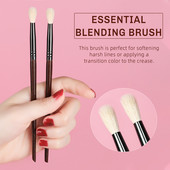 BETHY BEAUTY Kitsekarva kohev segamispintsel Varjualushari Kortsude värvijaotus N64 2TK