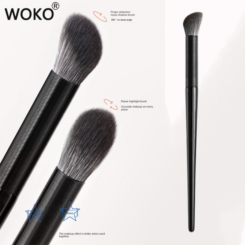 Konturna četkica za šminku Četkica za oblikovanje bronzera za konturu Četkica za konture pod kutom Kist za sjenilo za oči Nos Contour Blending Kist Alat za šminkanje